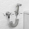 Gebürsteter tragbarer Bidet-Sprayer 304 Edelstahl WC-Bidet-Armatur Kaltes Badezimmer Shattaf-Ventil Jet-Set Einlaufdusche für Po
