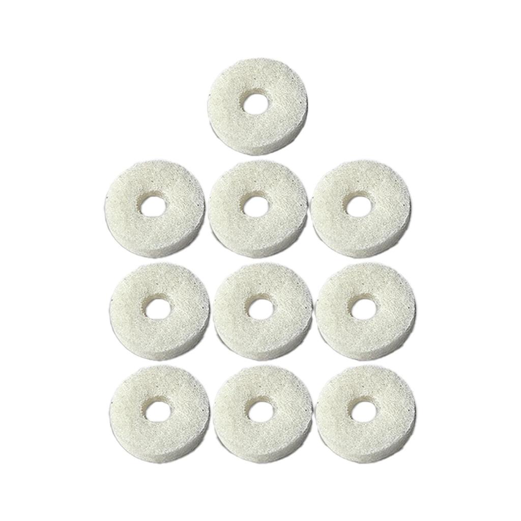 10Pcs Felt Washers Replacement Accessories Repair Tool Sturdy Musical Parts Felt Pads Musical Instruments Accessories Cushion