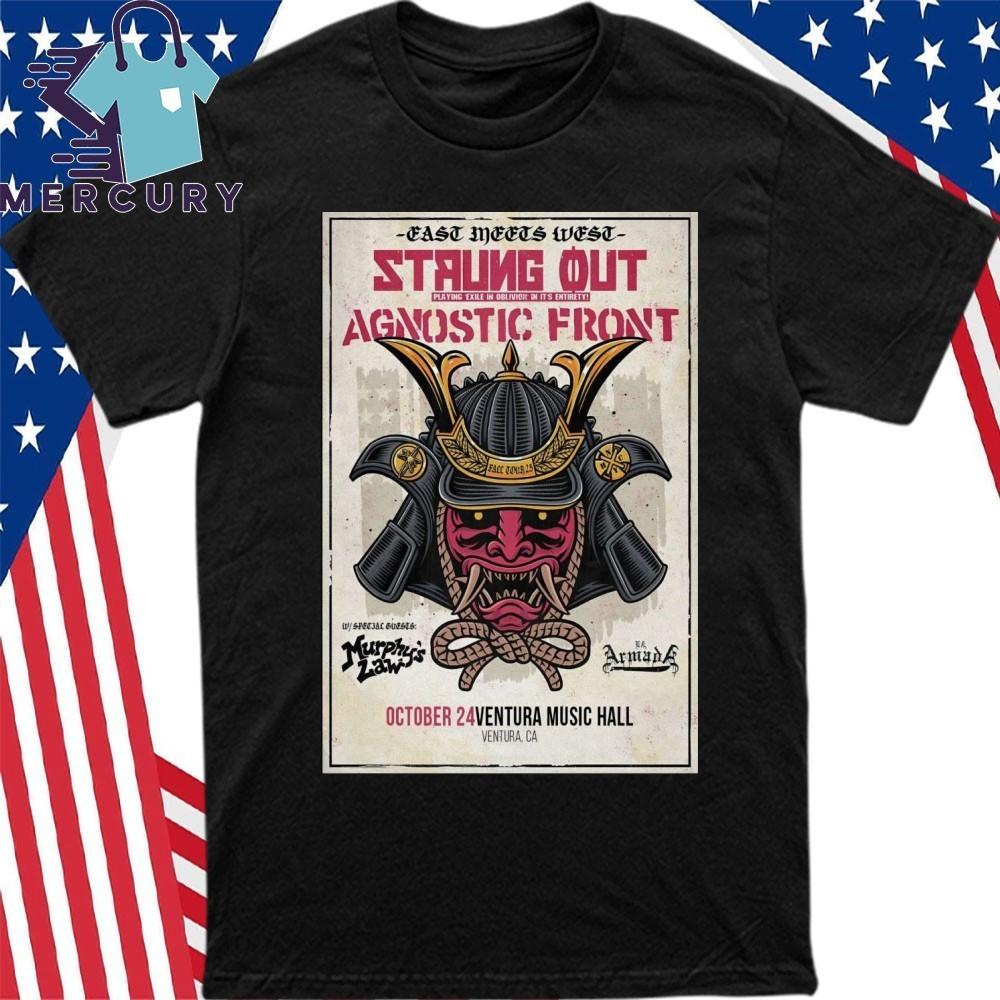 Strung Out Ventura Music Hall In Ventura CA October 24 2025 Poster Shirt Unisex T-Shirt XXXXL