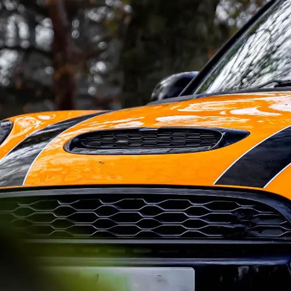 Hood Scoop Vent Cover Air Flow Intake Hood Scoop Decorative 1:1 Precision Fit Replacement for  S JCW F54 F55 F56 F57