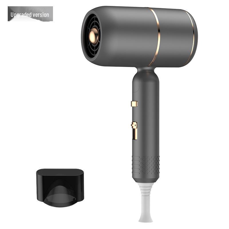 Foldable High-Power Hair Dryer with Hot/Cold Options and Blue Light for Home and Salon Use