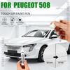 For Peugeot 508 Car Paint Repair Pen Restores Original Factory Paint Finish Gray ESV Pearly White KWE Red EKZ Artense Grey KCA Touchup Paint2