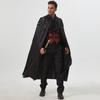 Medieval Retro Royal Cape Plus Shoulder Pads Men's and Women's Bead Curtains, Gear Chains, Hooded Capes, Performance Clothes