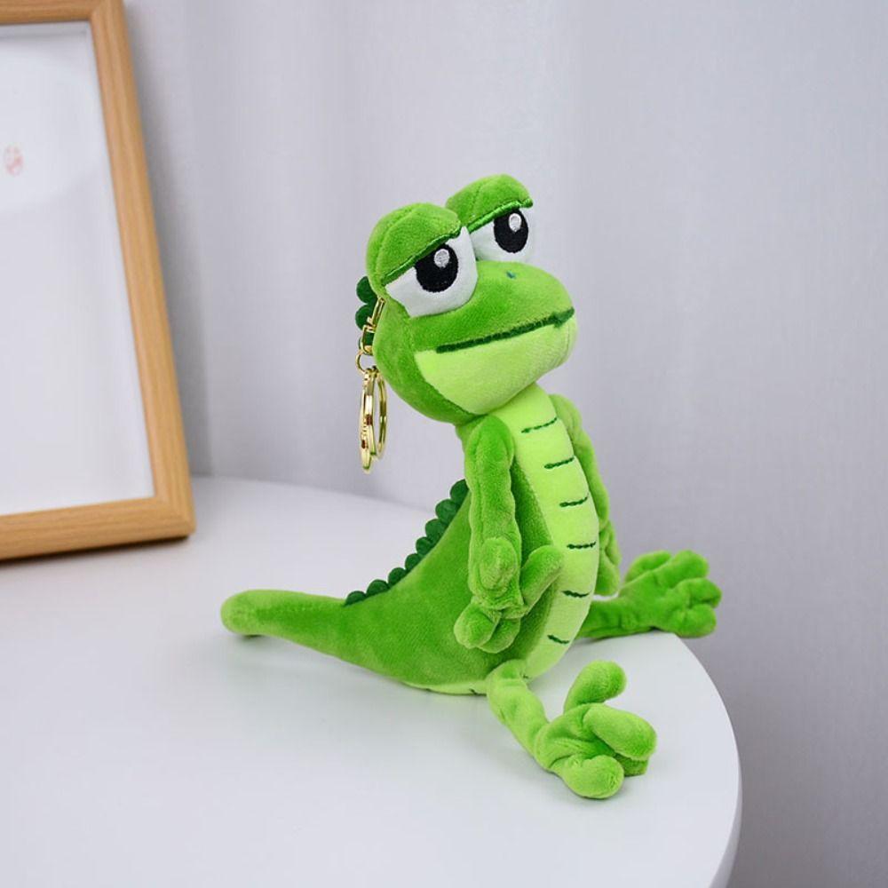 Stuffed Animals Lizard Doll Keychain Bag Pendant Lizard Green Pendant  Jewelry Backpack