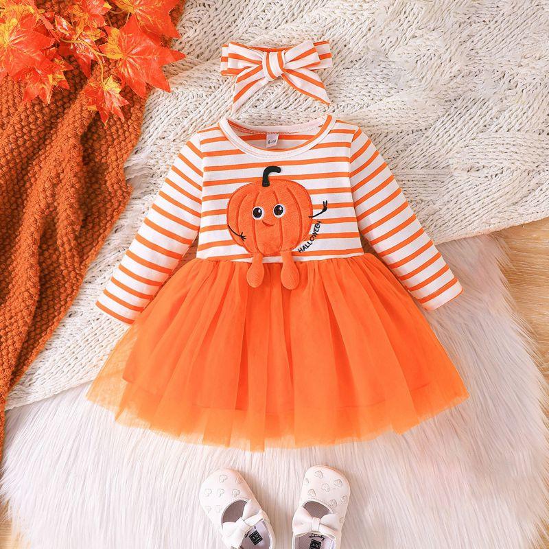 Toddler Baby Girls Mesh Skirt Dress Halloween/Christmas Dress