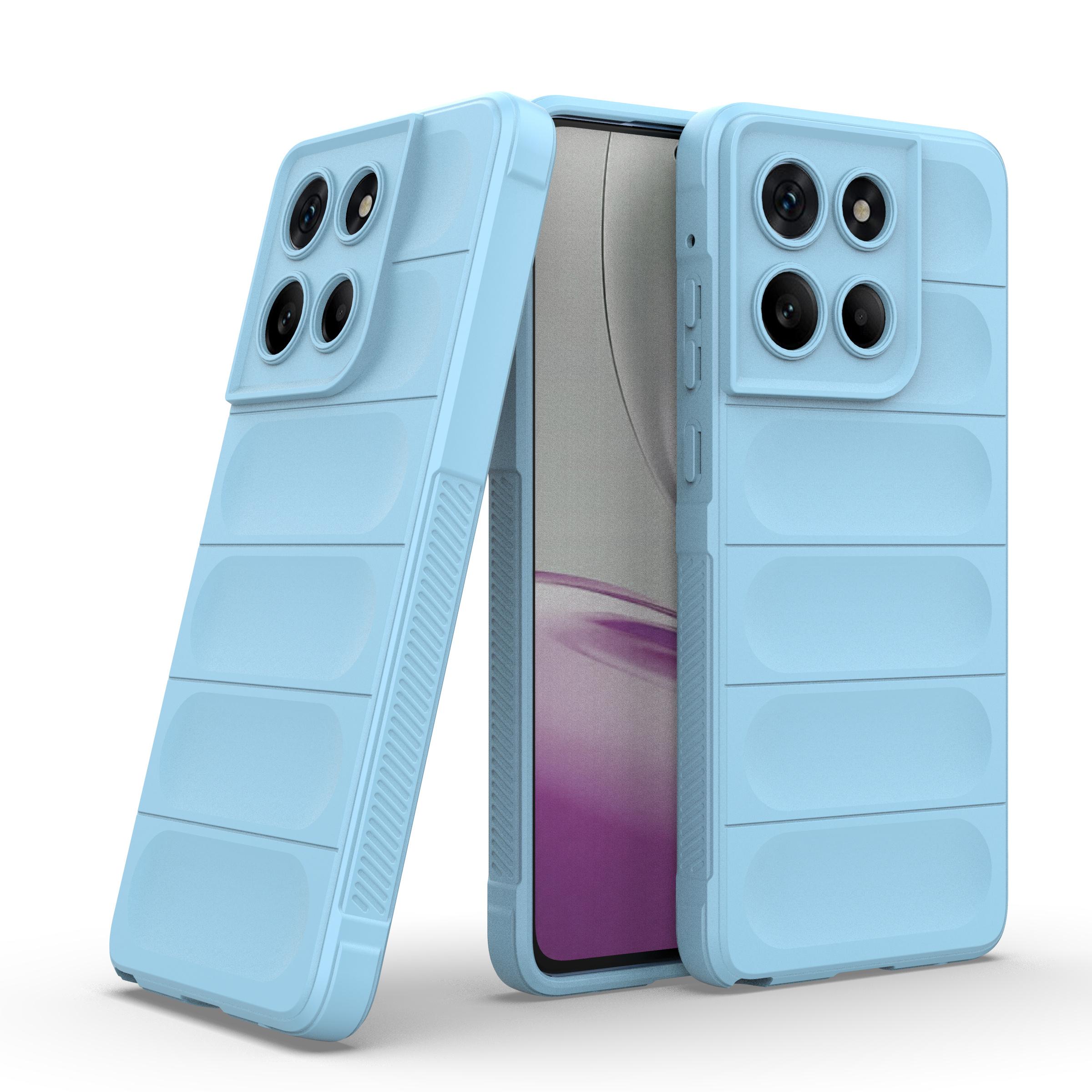 

For Motorola Edge 60 Stylus 5G Case Anti-Drop Soft TPU Rugged Phone Back Cover Baby Blue