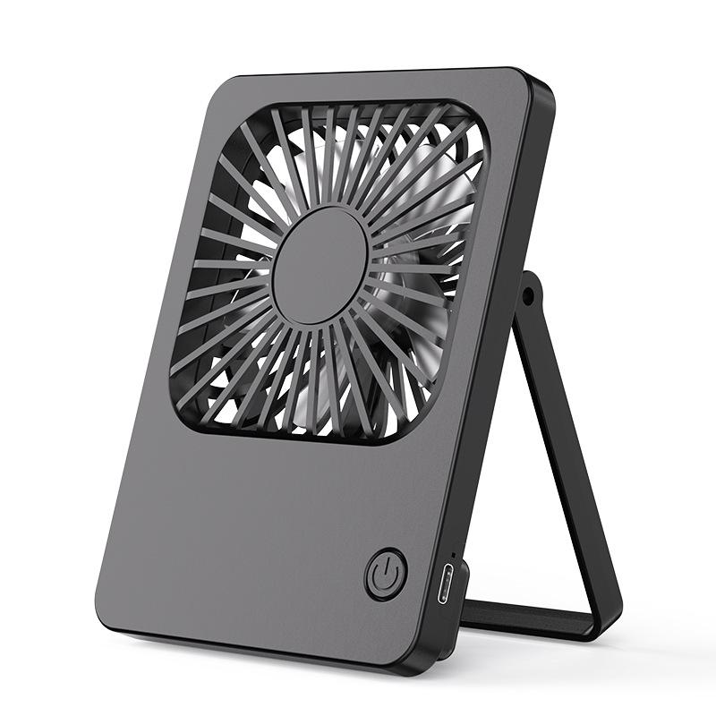 Silent Foldable USB Rechargeable Mini Desk Fan 142*104*27.5mm