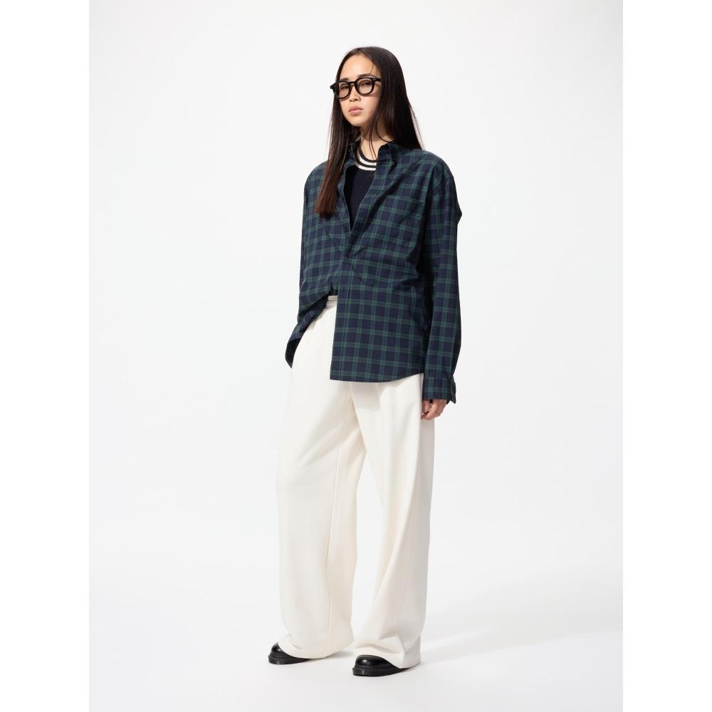 Uniqlo Broadcloth Shirt  Long SlEEvE  ChEck E