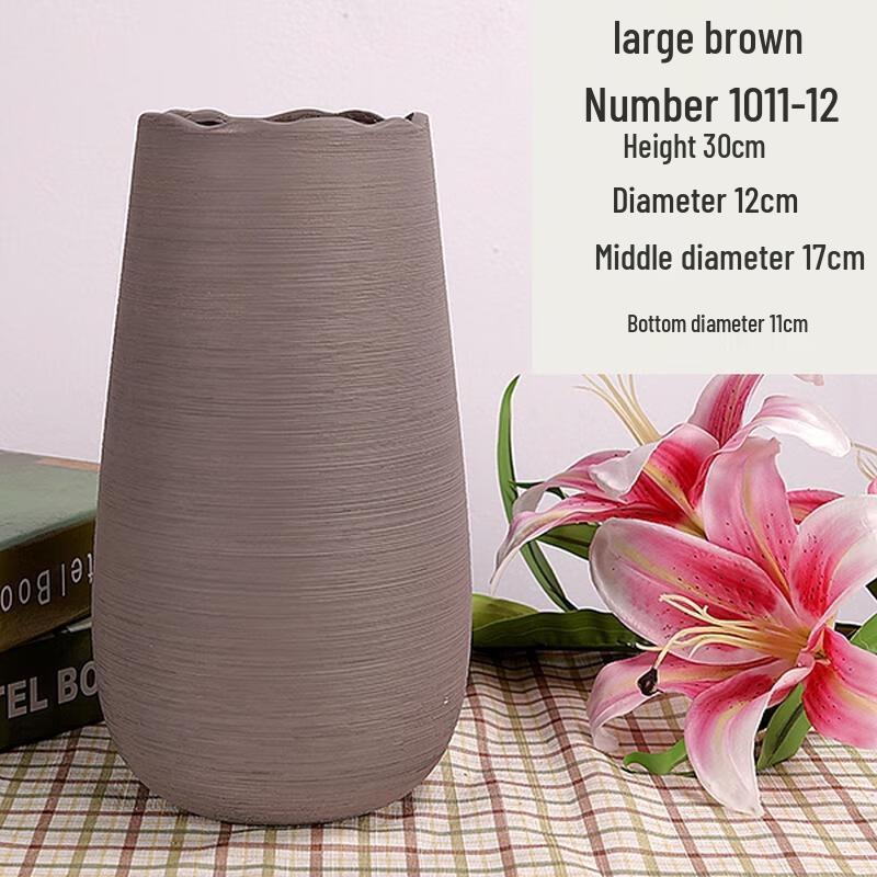 HANDUNYOU Minimalist Ceramic Flower Vase