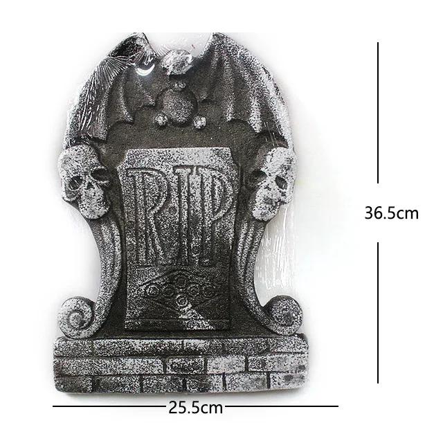 Halloween Yard Signs Tombstone Decoration Cemetery 4 Different Foam Haunted House Graveyard for House Outdoor Party Prank Props