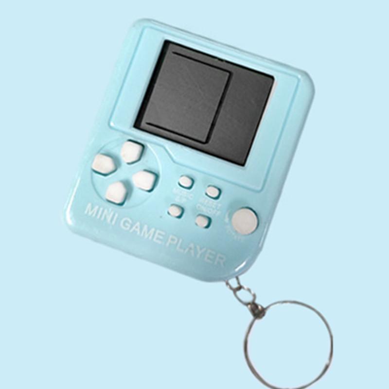 Handheld Mini Tetris Game Console Keychain - Nostalgic Decompression Toy & Creative Gift