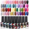 Nee Jolie Set Smalti Gel per Unghie 100 Colori Glitter Base Solida & Top Coat Nuovo Smalto Gel per Unghie da Salone