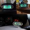 Universal 2 In 1 12v/24v LCD Digital Car Truck Water Temperature Gauge Meter Voltmeter Voltage Gauge with Temp