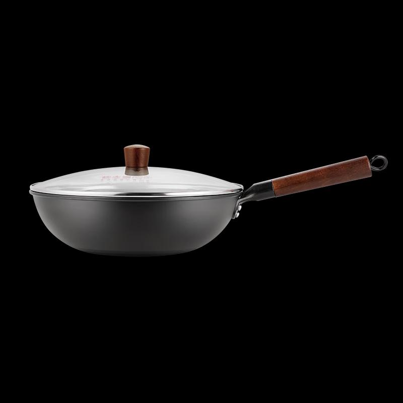 Chui Da Huang 34cm Wrought Iron Non-Stick Wok