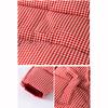 Checkered Retro Down Jacket Girls Fashionable Casual Cotton Coat Little Girl