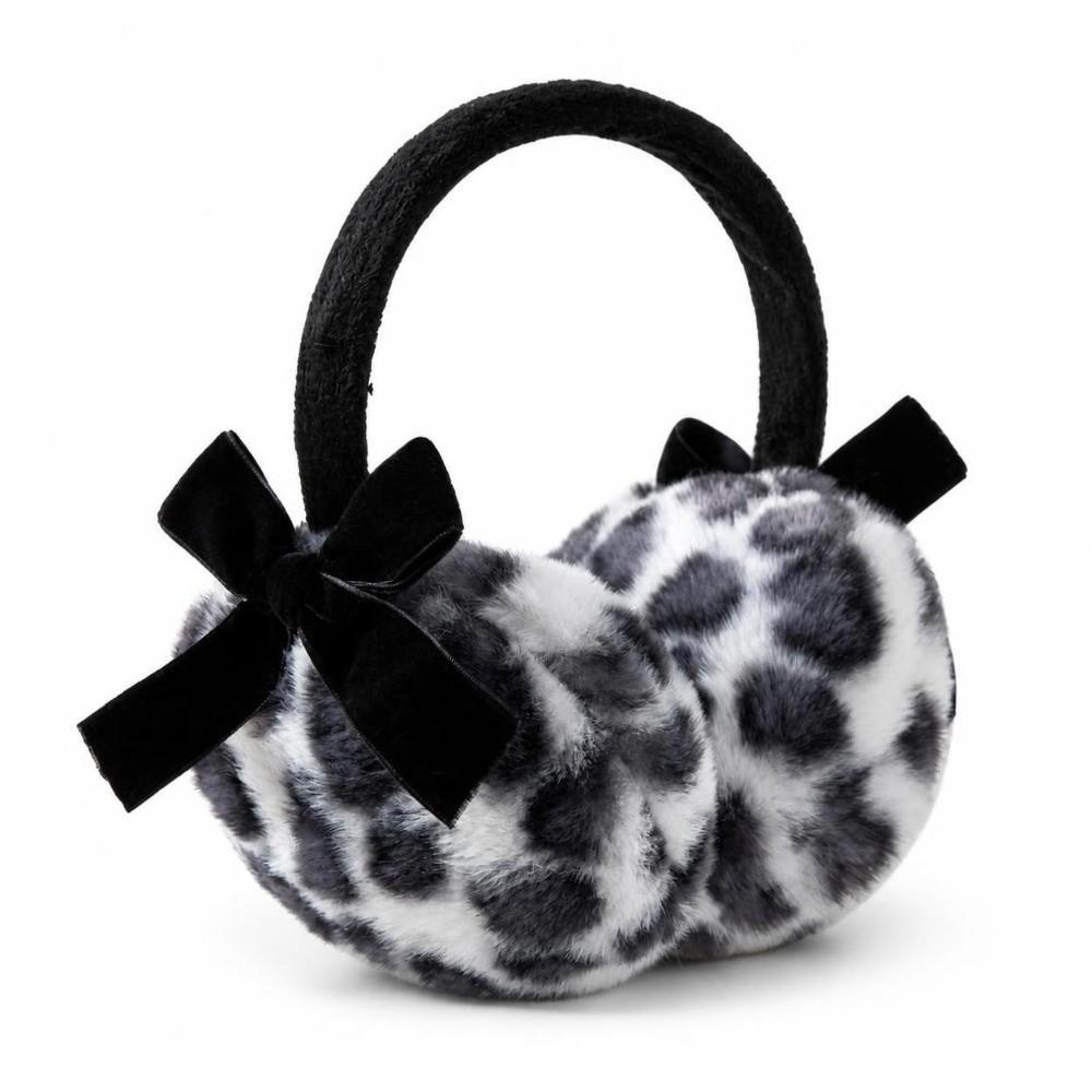 Soft Fluffy Faux Fur Earmuffs Leopard Thermal Ear Covers Autumn Winter Outdoor Commuting