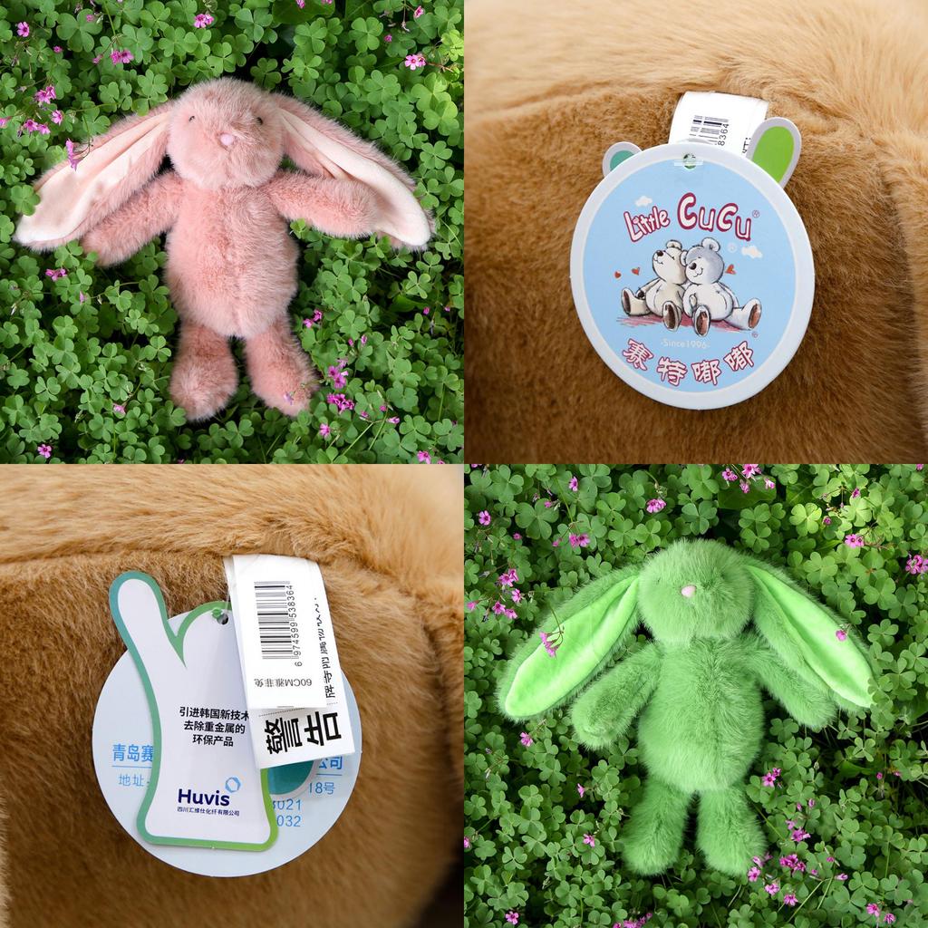 Cute Multi-color Cartoon Long Eared Rabbit Plush Toy Doll For Kids And Girls Comfort Gift