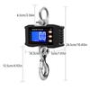 Digital Hanging Scale with Remote Control 1000kg/ 2204lbs Portable Hvy Duty Crane Scale LCD Backlight Industrial Hook Scales Unit Change/ Data Hold/ T