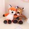 Forest Animal Doll Lion Tiger Elephant Little Raccoon Doll Grabber Ragdoll Plush Toy