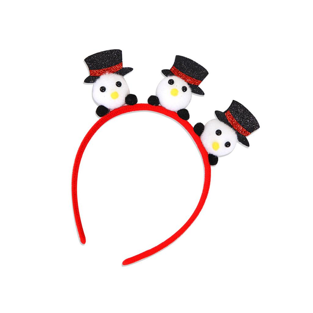 Christmas Hairband Glittering Powder Festival Theme Headband for Adult Kids Holiday Celebration Headdress Party Supply