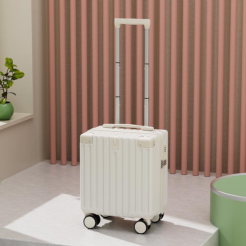 Spring Airlines Women's 14-inch Carry-on Trolley with Combination Lock