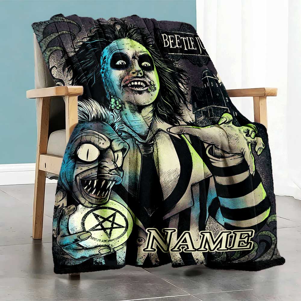 Warner Bros. Movies (27) Customize Your Name Blanket Cozy Customizable Blanket Soft Warm Cozy Throw For Livingroom Bedding Picnics Office Chair