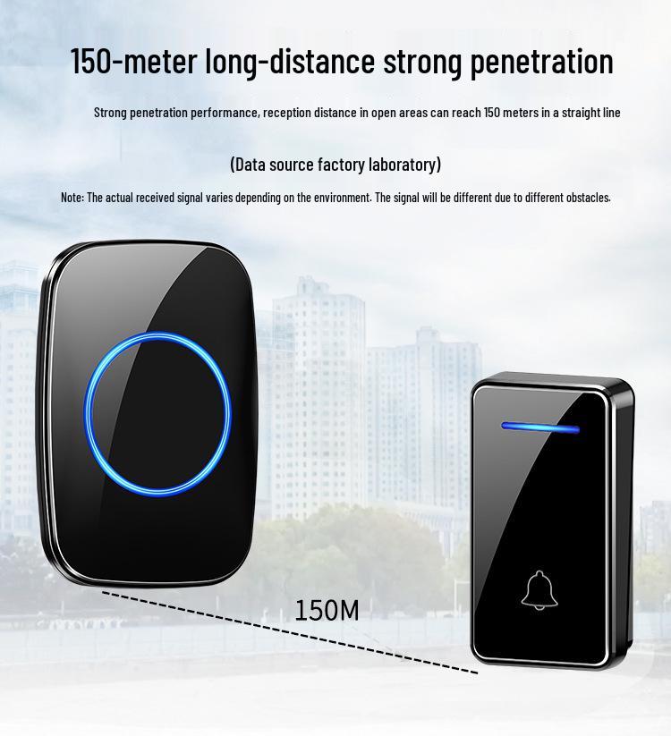 Battery-Free Smart Wireless Doorbell with Ultra-Long Range
