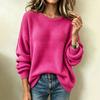 Women's Casual Neck Sweater for Spring and Fall, Long Sleeve Pullover for Everyday Wear