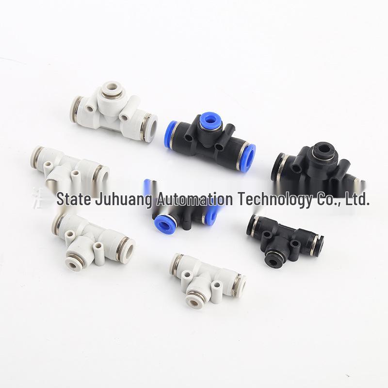 Redukční T-kus Typ T PEG6 Rychlospojka pro pneumatickou vzduchovou hadici