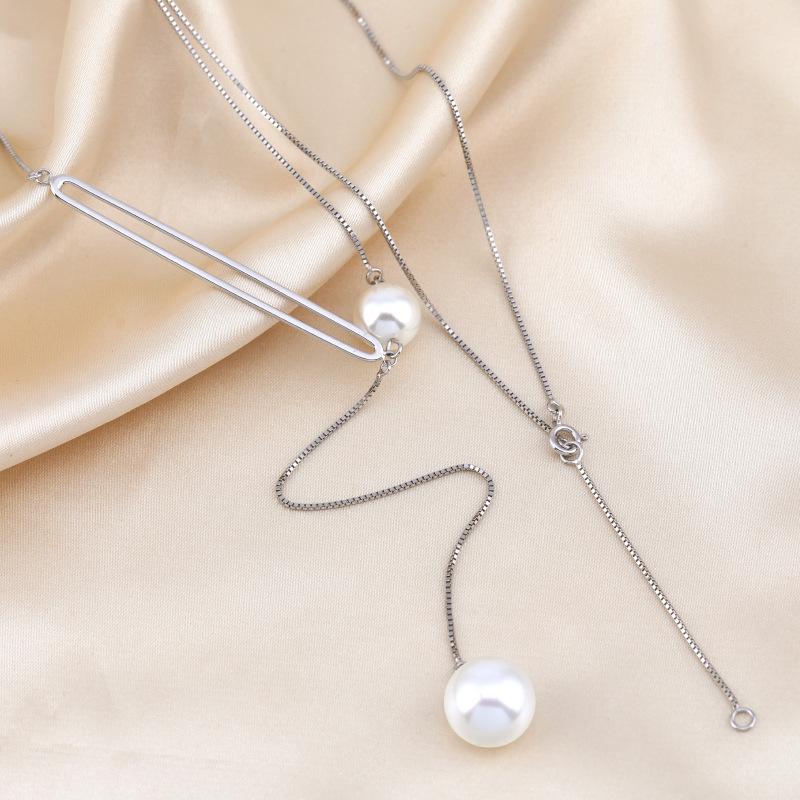 Long Trendy Womens Sweater Necklace Featuring Exquisite Pearl And Details Tassel