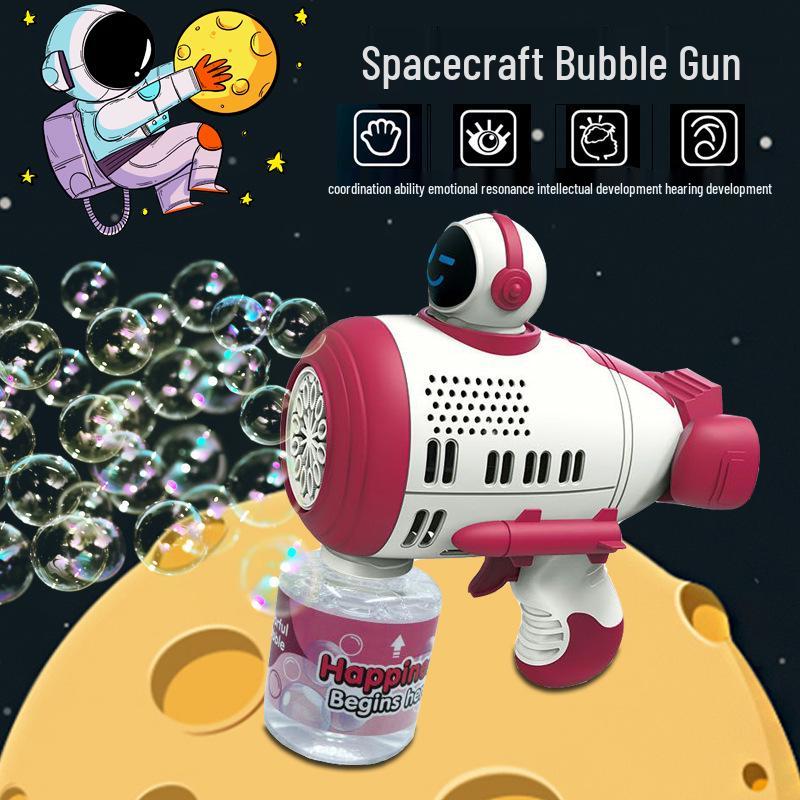 

Представляем автоматический пистолет для выдувания пузырей «Астронавт» для детей – Электрический, Герметичный, Новинка. красный