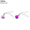 5/10Pcs Metal Clip-On Fishing Rod Bell Anti-Throwing Design Fishing Tackle Accessory  Night Fishing