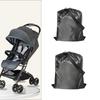 H3CD Large Capacity Baby Stroller Storage Waterproof Easy To Attach Practical Nylon Pram Bag Parenting Convenience