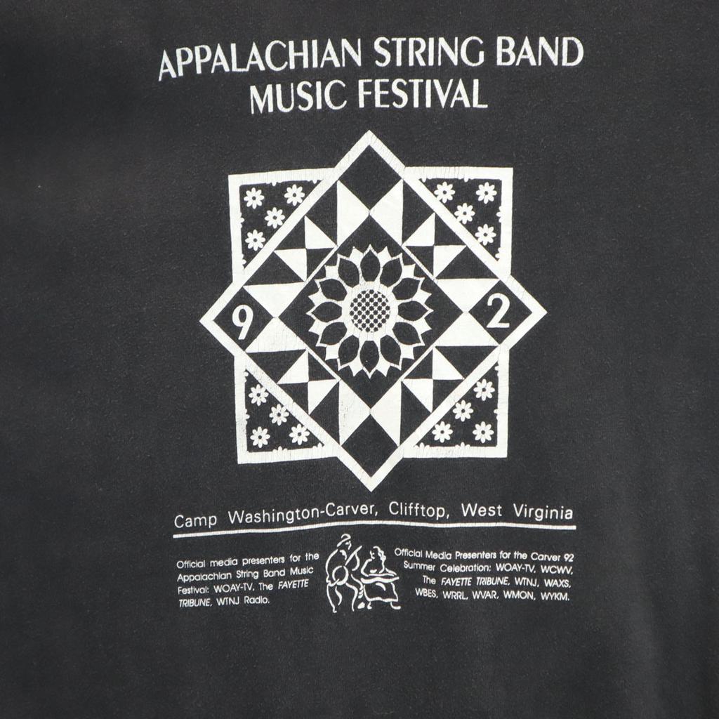 Hanes 90s Made in USA Old music festival Short sleeve T-shirt Men's Used