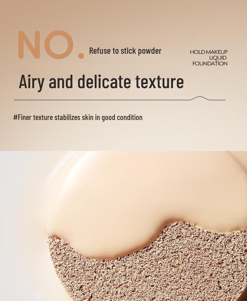 Mixed Color Day-to-Night Long-Lasting Collagen Cushion Foundation: Waterproof, Sweat-Proof, Non-Transferring, Concealing & Anti-Wrinkle.