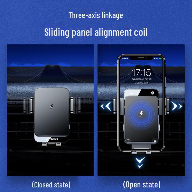 Jiletang Car Phone Mount with Wireless Charging and Navigation Holder