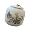 Ceramic Tea Container 800ml Porcelain Tea Canister Traditional Loose Tea Tin