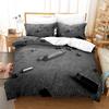 3D digital printing pattern sanded bedding three-piece set quilt cover pillowcase home set