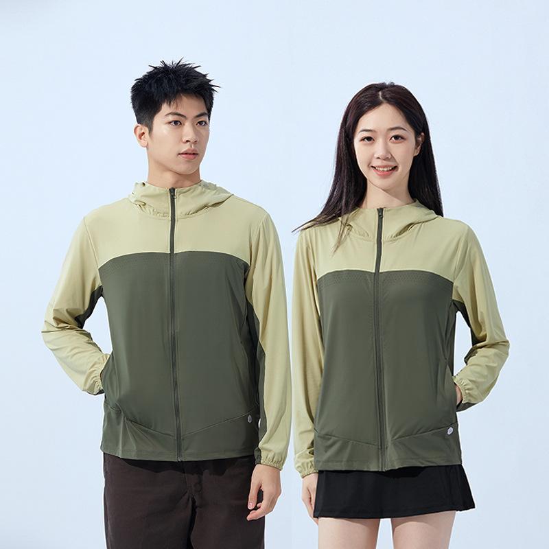 Xia Bing Ammonia Sunscreen Clothing Men's Upf50 Women's Fashion Summer Outdoor Sunscreen Clothing Multi-mesh Breathable Thin Skin Clothing