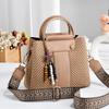Women's Stylish Color Block Patchwork Shoulder Bag - 2026 Trendy Design, Large Capacity, Textured, Perfect for Commuting