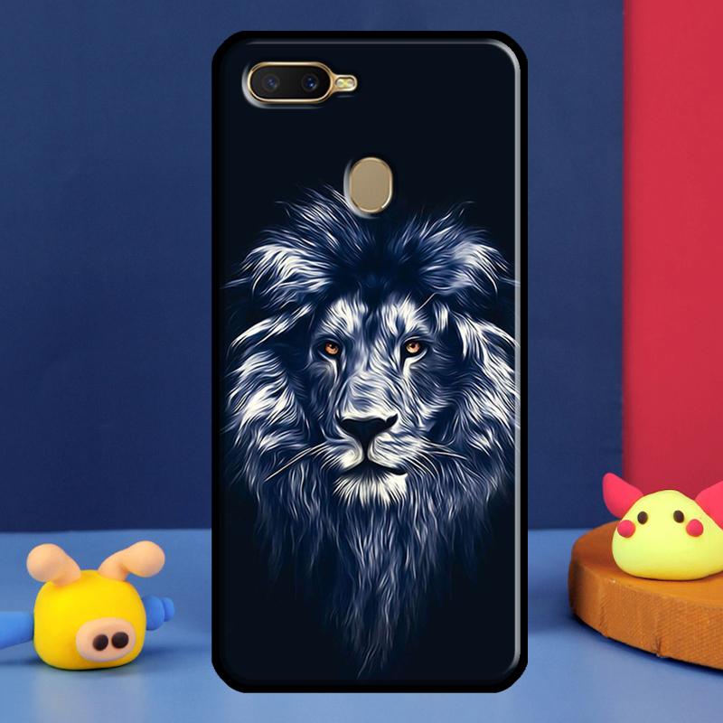 Lion Art For Oppo A54 A57 S A78 A58 A98 A5 A9 A91 A15 A16 A17 A52 A72 A76 A96 A74 A94 A77 Phone Case