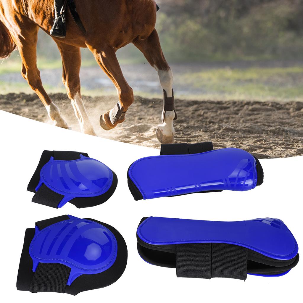 1Set Horse Legguard Leg or Leggings PU Thickened Elastic Cushioning Inn Pad