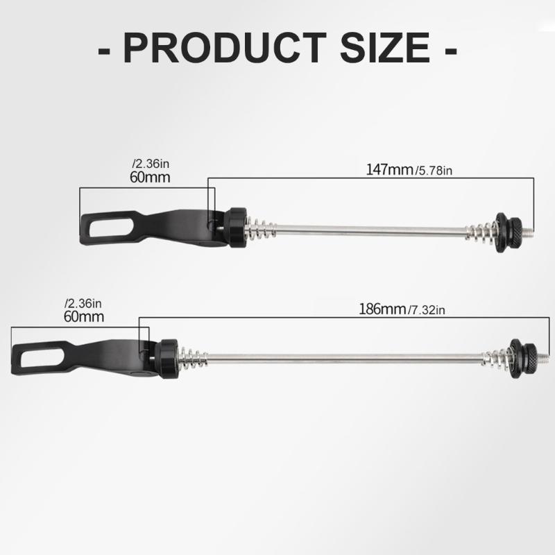 Bicycles Wheel Hub Quick Release Skewers Bike Front Rear Bicycles Wheel Hub Clip Bolt Levers for Bike Wheel Hub