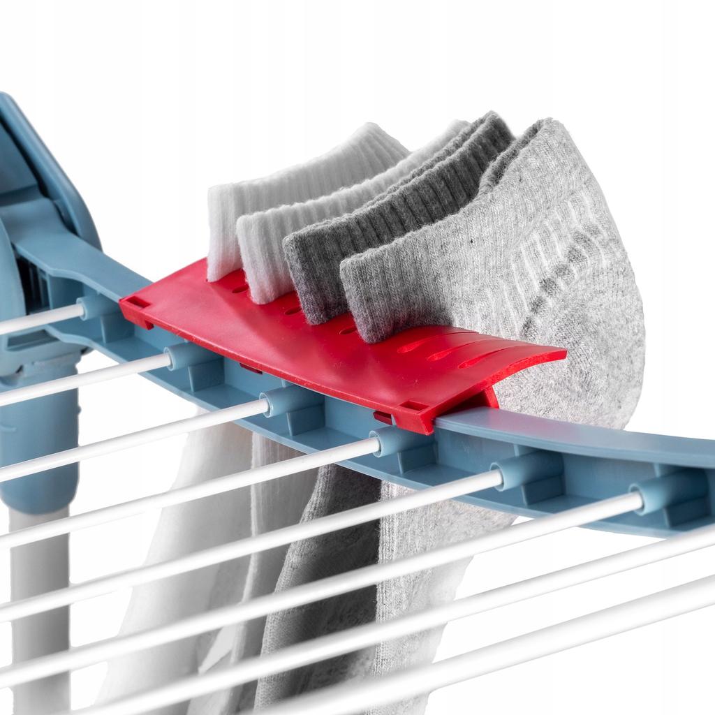 KADAX Suszarka Na Pranie Bieliznę Stojąca 175cm Do Ubrań Składana Uchwyty Duża