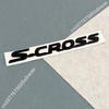 3D ABS Chrome Black Logo Emblem Letters Car Rear Trunk Badge For Suzuki S Cross VITARA ALIVIO Sticker Accessories