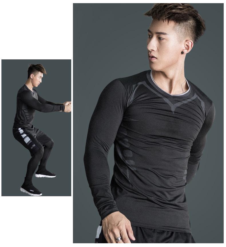 Pánské rychleschnoucí elastické sportovní tričko na basketbal a běh