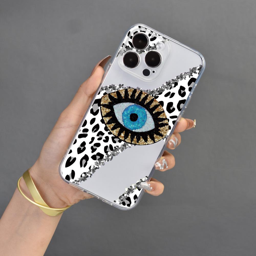 

Devil s Eye Full Lens Anti-Fall Protective Cover для Apple iPhone 15 Трансграничные поставки iPhone 14 Pro прозрачный