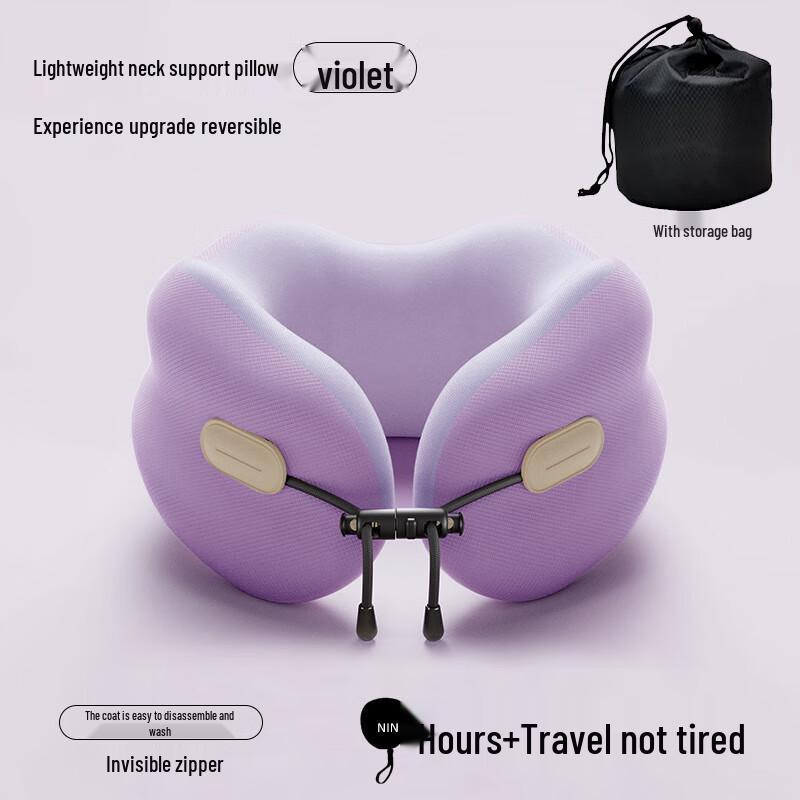 Memory Foam U-shaped Travel Neck Pillow
