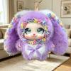 Big Ear Rabbit Plush Keychain Bag Hanging Car Key Ring Sweet Fairy Style Bag Charms  Christmas Gift