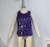 2025 Casual Spicy Girl Sequin Sleeveless Fashion Top for Women